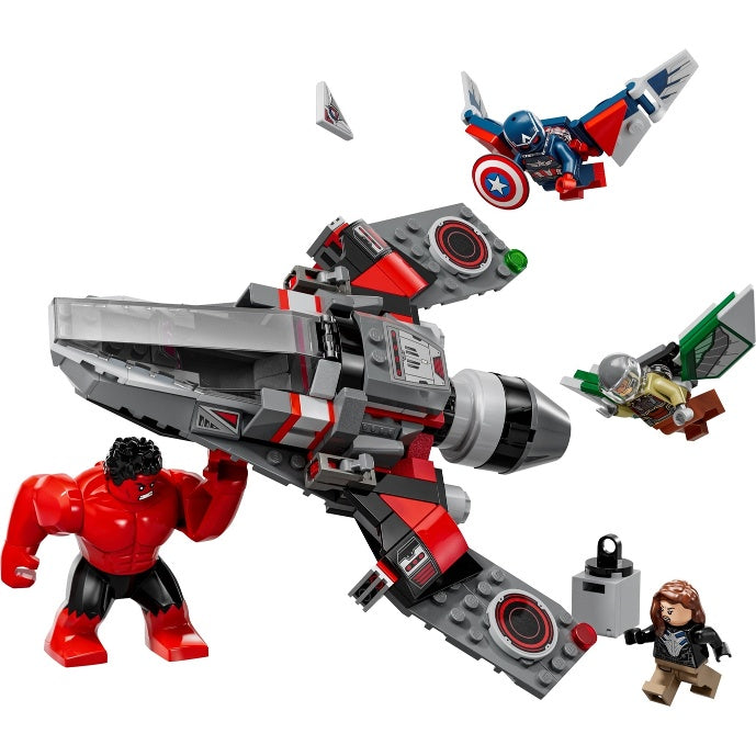 76292 Captain America Vs. Red Hulk Battle (Pre-Owned)