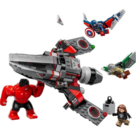 76292 Captain America Vs. Red Hulk Battle (Pre-Owned)