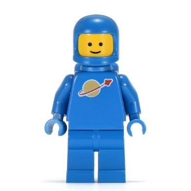 sp004 Classic Space - Blue with Air Tanks (Incomplete, Read Details)
