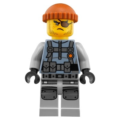 njo0356 Shark Army Thug - Large Knee Plates