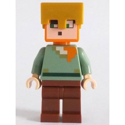 min158 Alex - Reddish Brown Legs, Pearl Gold Helmet