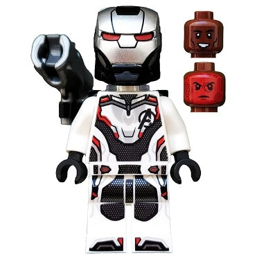sh0564 War Machine - White Jumpsuit with Shooter