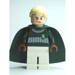 hp108 Draco Malfoy - Dark Green and White Quidditch Uniform