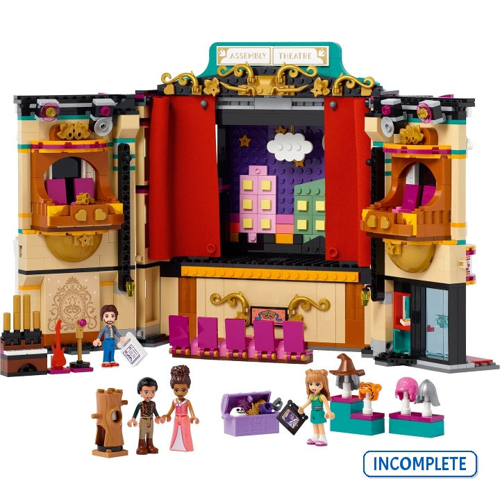 41714 Andrea’s Theater School (No Figs) (Incomplete Pre-Owned, Read Details)