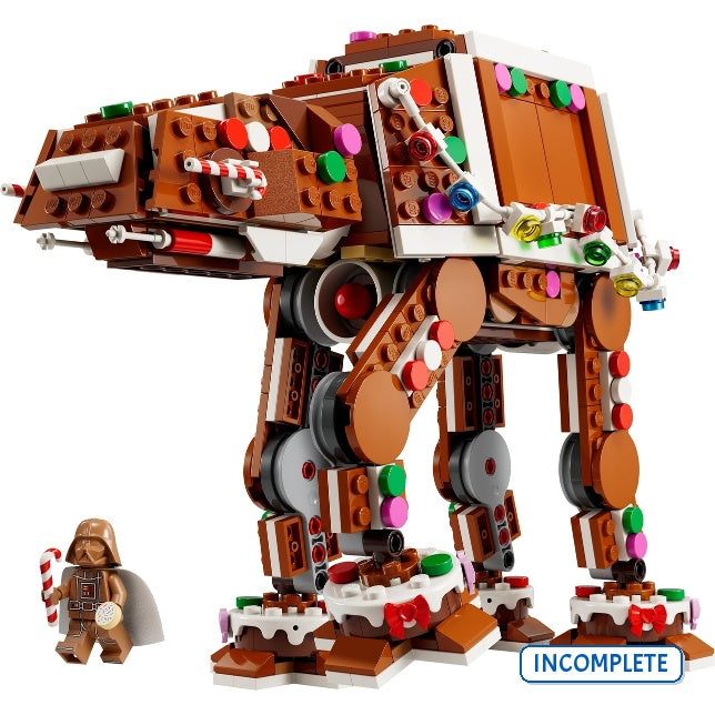 40806 Gingerbread AT-AT (Incomplete Pre-Owned, Read Details)