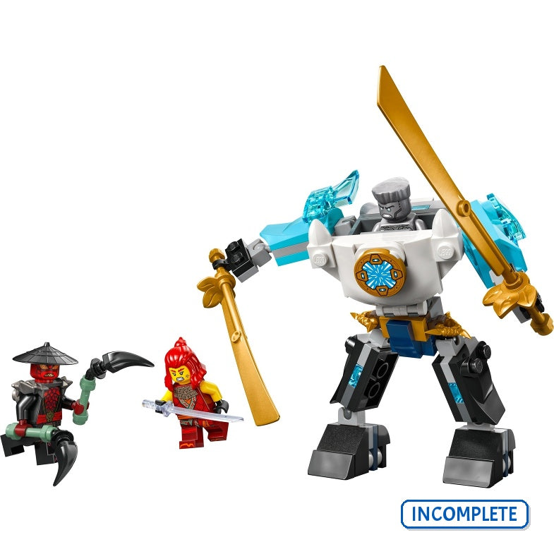 71827 Zane's Battle Suit Mech (Incomplete Pre-Owned, Read Details)