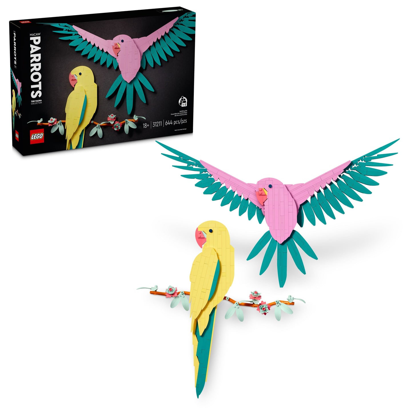 31211 Macaw Parrots