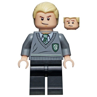hp115 Draco Malfoy - Slytherin Stripe and Shield Torso, Black Legs