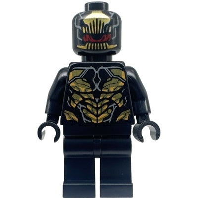 sh0872 Outrider - Torso with Short Dark Bluish Gray Tips at Neck