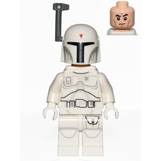 sw0631 Boba Fett - White, Detailed Pattern