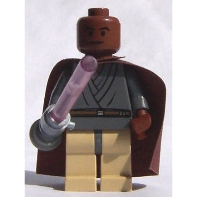 sw0133 Mace Windu - Trans-Light Purple Light-Up Lightsaber