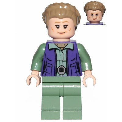 sw1011 General Leia (Dark Tan Turtleneck, Detailed Vest)