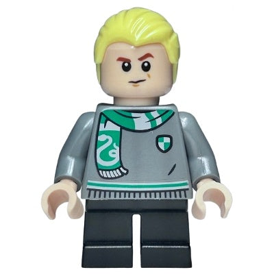 hp520 Draco Malfoy - Slytherin Sweater and Scarf, Black Short Legs