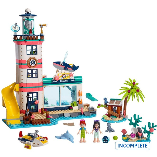 41380 Lighthouse Rescue Center (Incomplete Pre-Owned, Read Details)