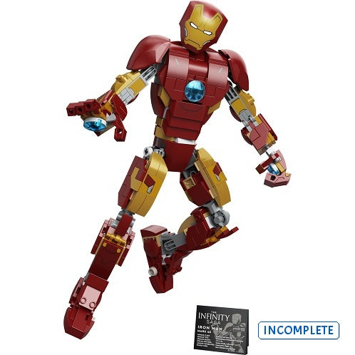 76206 Iron Man Figure (Incomplete Pre-Owned, Read Details)