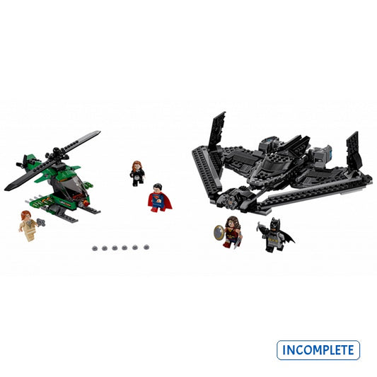 76046 Heroes of Justice: Sky High Battle (Incomplete Pre-Owned, Read Details)