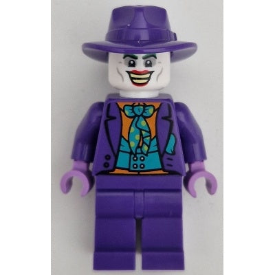 sh0900 The Joker - Dark Turquoise Bow TIE, Plain Legs, Fedora
