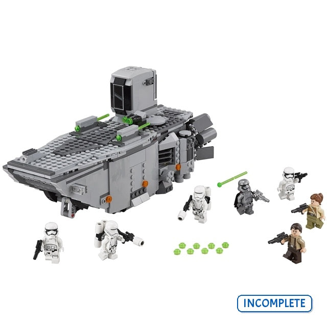 75103 First Order Transporter (Incomplete Pre-Owned, Read Details)