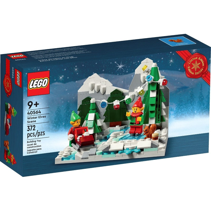 40564 Winter Elves Scene (Retired New-In-Box)
