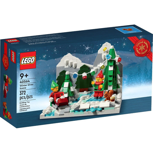 40564 Winter Elves Scene (Retired New-In-Box)