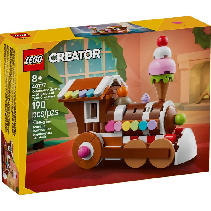 40777 Celebration Series: 4. Gingerbread Train Ornament (Retired New-In-Box)