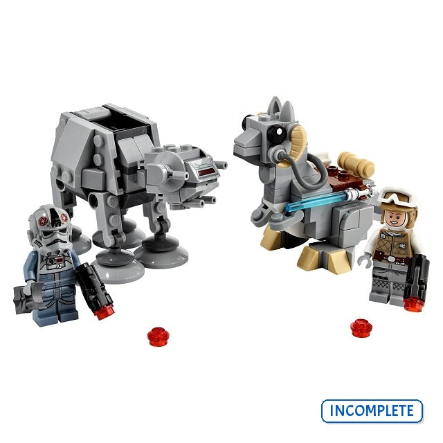 75298 AT-AT Vs Tauntaun Microfighters (Incomplete Pre-Owned, Read Details)