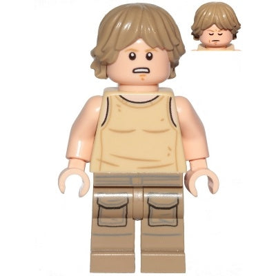 sw1199 Luke Skywalker (Dagobah, Tan Tank Top)