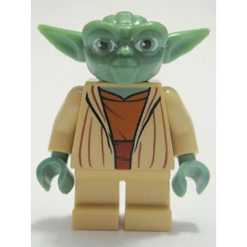 sw0219 Yoda - Clone Wars, Light Bluish Gray Hair
