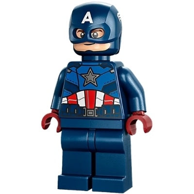 sh0852 Captain America - Dark Blue Suit, Dark Red Hands, Helmet