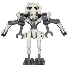 sw0515 General Grievous - Bent Legs, White Armor