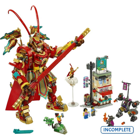80012 Monkey King Warrior Mech (Incomplete Pre-Owned, Read Details)