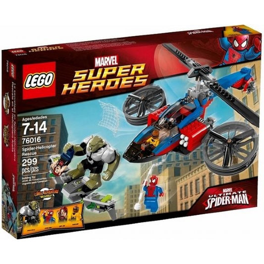 76016 Spider-Helicopter Rescue (Retired New-In-Box)