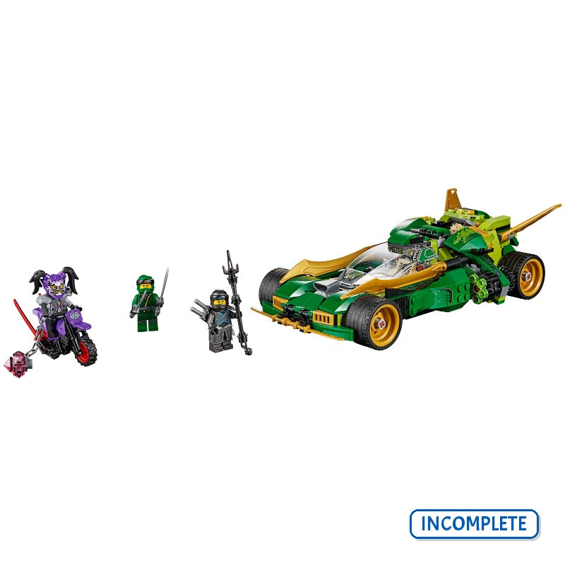 70641 Ninja Nightcrawler (Incomplete Pre-Owned, Read Details)