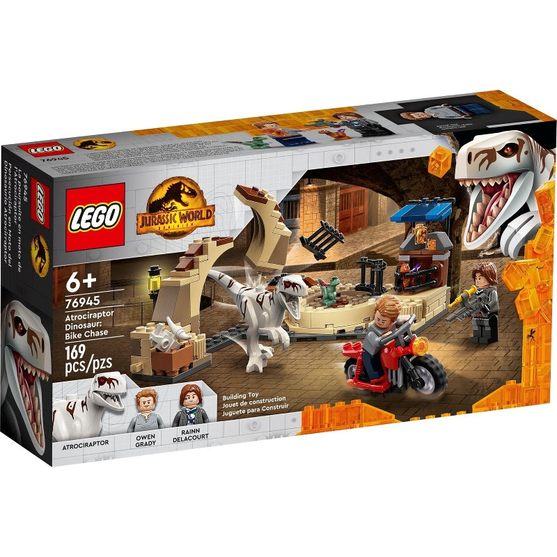 76945 Atrociraptor Dinosaur: Bike Chase (Retired New-In-Box)