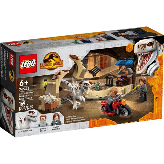 76945 Atrociraptor Dinosaur: Bike Chase (Retired New-In-Box)
