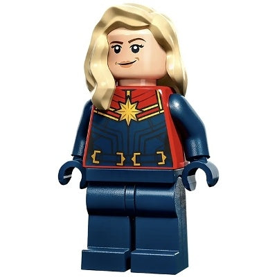 sh0911 Captain Marvel (Carol Danvers) - Tan Hair Over Shoulder