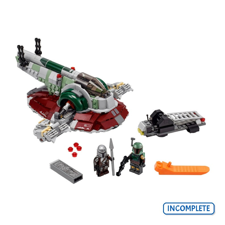 75312 Boba Fett's Starship (Incomplete Pre-Owned, Read Details)