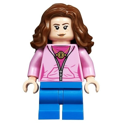 hp181 Hermione Granger - Bright Pink Jacket with Time Turner Necklace