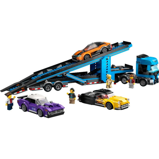 60408 Car Transporter Truck with Sports Cars (3 Cars)