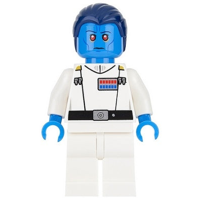 sw0811 Grand Admiral Thrawn - Dark Azure Skin (Incomplete, Read Details)