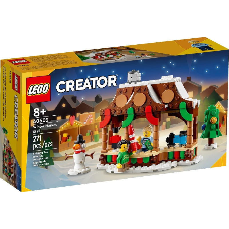 40602 Winter Market Stall (Retired New-In-Box)