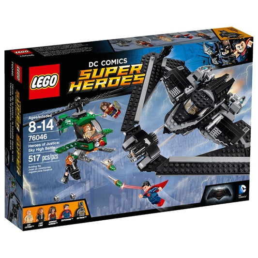 76046 Heroes of Justice: Sky High Battle (Retired New-In-Box, Open Box)
