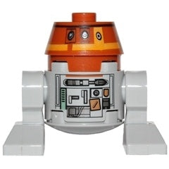 sw0565 Astromech Droid, C1-10P (Chopper) - Light Bluish Gray Body