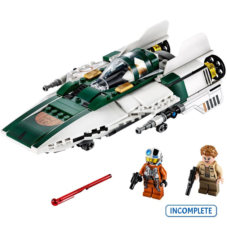 75248 Resistance A-WING Starfighter (Incomplete Pre-Owned, Read Details)