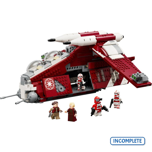 75354 Coruscant Guard Gunship (Incomplete Pre-Owned, Read Details)