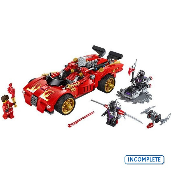 70727 X-1 Ninja Charger (Incomplete Pre-Owned, Read Details)