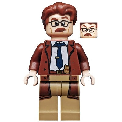 sh0591 Commissioner Gordon - Reddish Brown Hair and Coat
