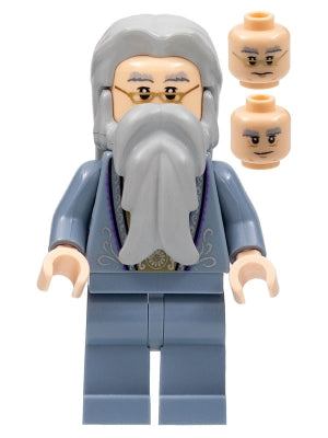 hp099 Albus Dumbledore - Sand Blue Outfit with Silver Embroidery