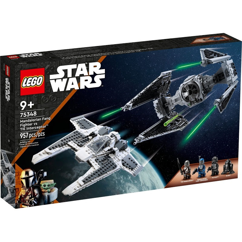 75348 Mandalorian Fang Fighter Vs TIE Interceptor (Retired New-In-Box, Open Box)