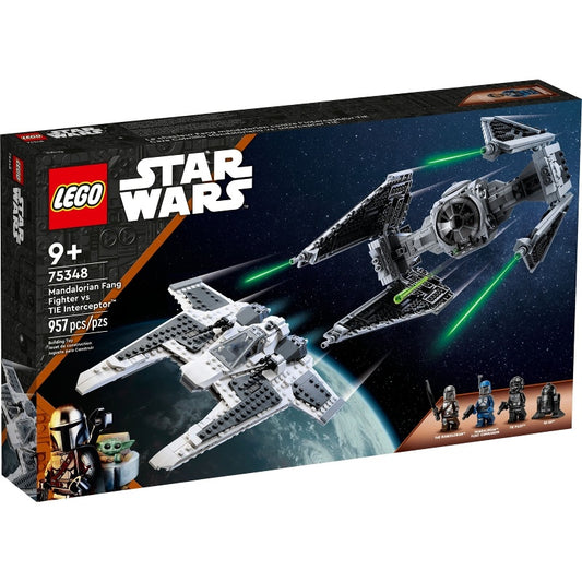 75348 Mandalorian Fang Fighter Vs TIE Interceptor (Retired New-In-Box, Open Box)